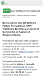 Mobile Screenshot of fattureprovvigionali.it